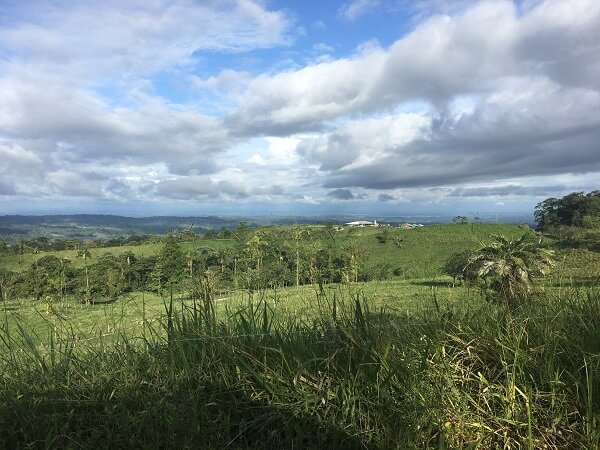 Beautiful view of Costa Rica's central valley.