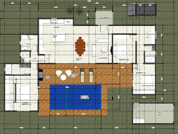 Floor plan of our home