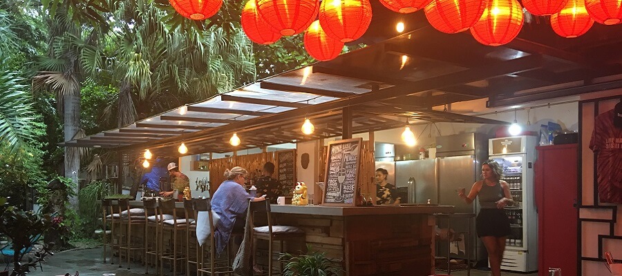 Doki Sushi's bar area.