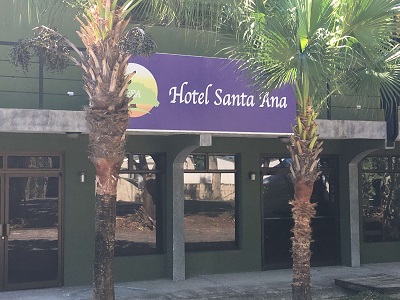 You must walk across the street from the MOPT office and pay at the office located in the back of the Hotel Santa Ana.