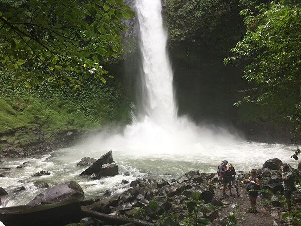 La Fortuna waterfall lower pool