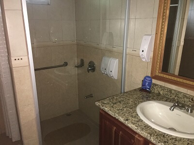 Clean and modern bathroom