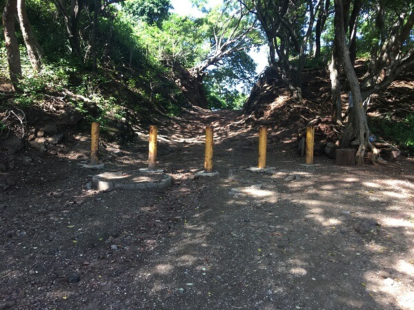 This is the public entrance to Playa Conchal