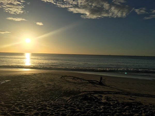 Sun goes down in Playa Flamingo