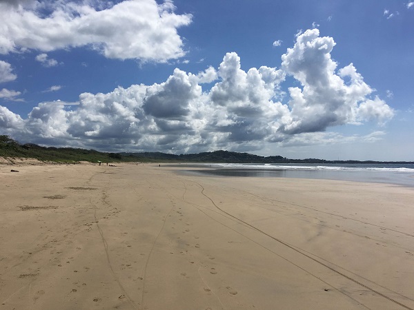 Playa Grande view to the south with Tamarindo in the background.