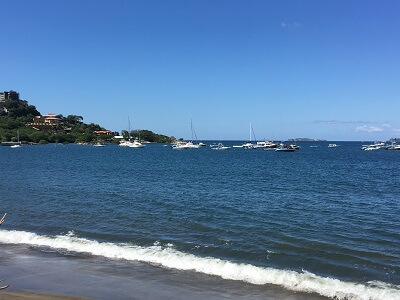 Playa Potrero looking towards where the new marina will be located