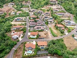 View of a large community from the air.