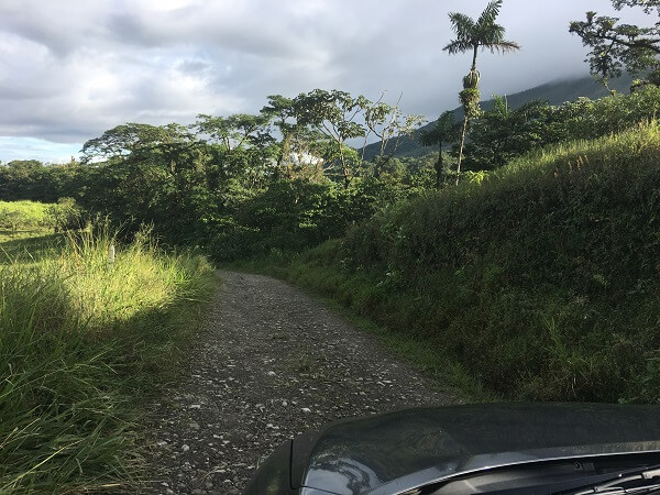 Central Valley dirt road in good condition.