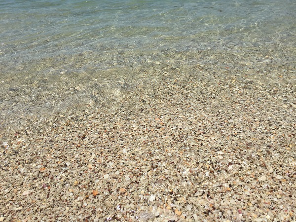 Playa Conchal's sand is made of smooth sea shells