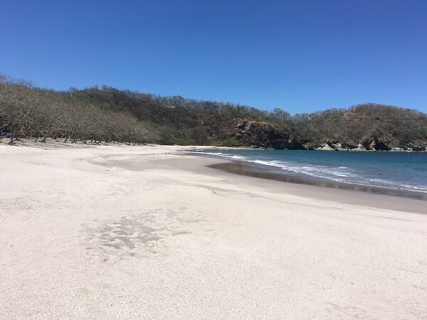 Southern end of Playa Zapotillal with nobody around.